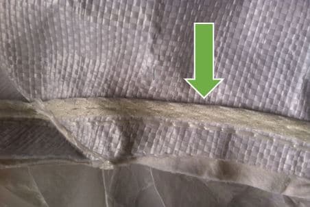 Double Filler Cord & Felt in Seam (Front)